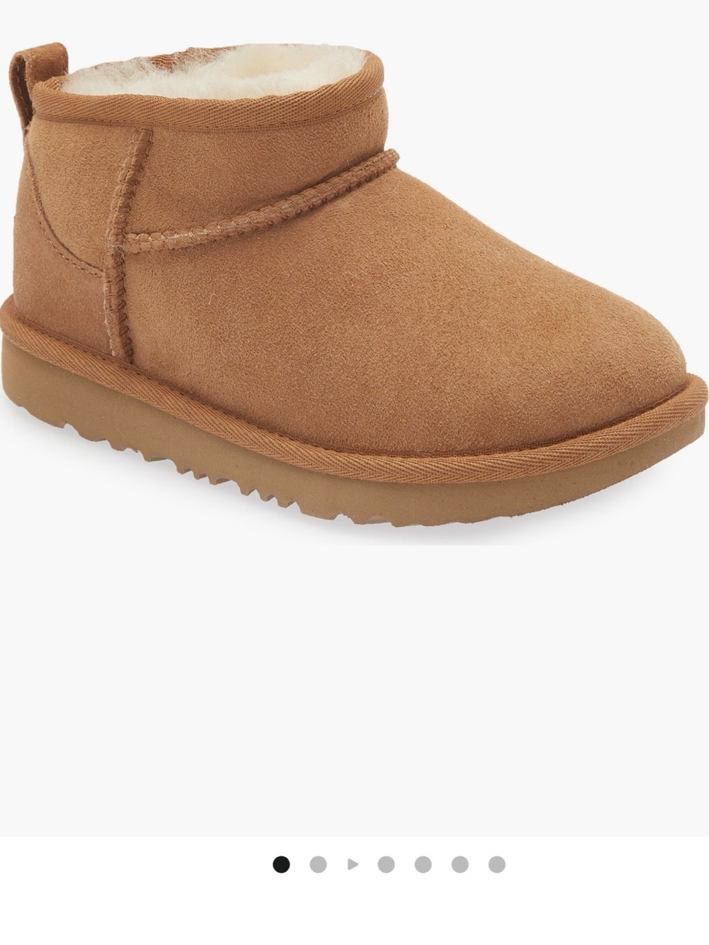 UGG Kids Classic Ultra Mini Boot in Chestnut